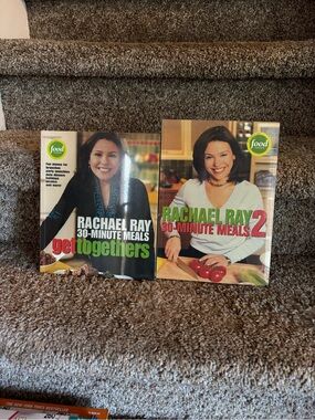 Rachael Ray Cookbook with Green and Red Cover Accents